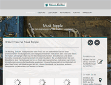 Tablet Screenshot of musik-boepple.de